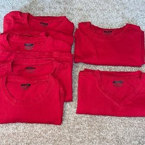 x5 Xios Crewneck tee x1 Xios vneck tee (USED)